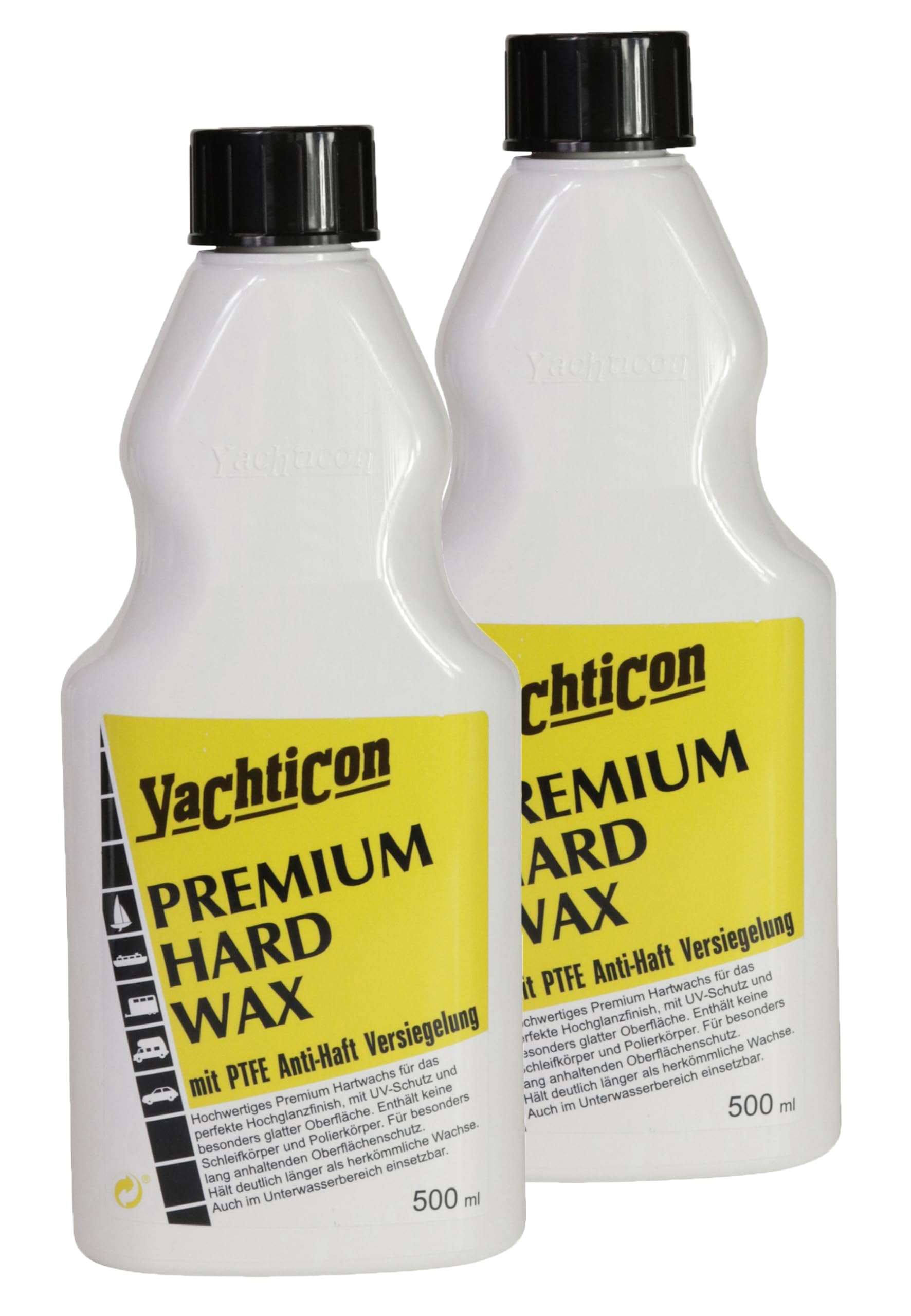 YACHTICON Premium Hard Wax mit PTFE-Antihaft Versiegelung, Volumen:1 Liter