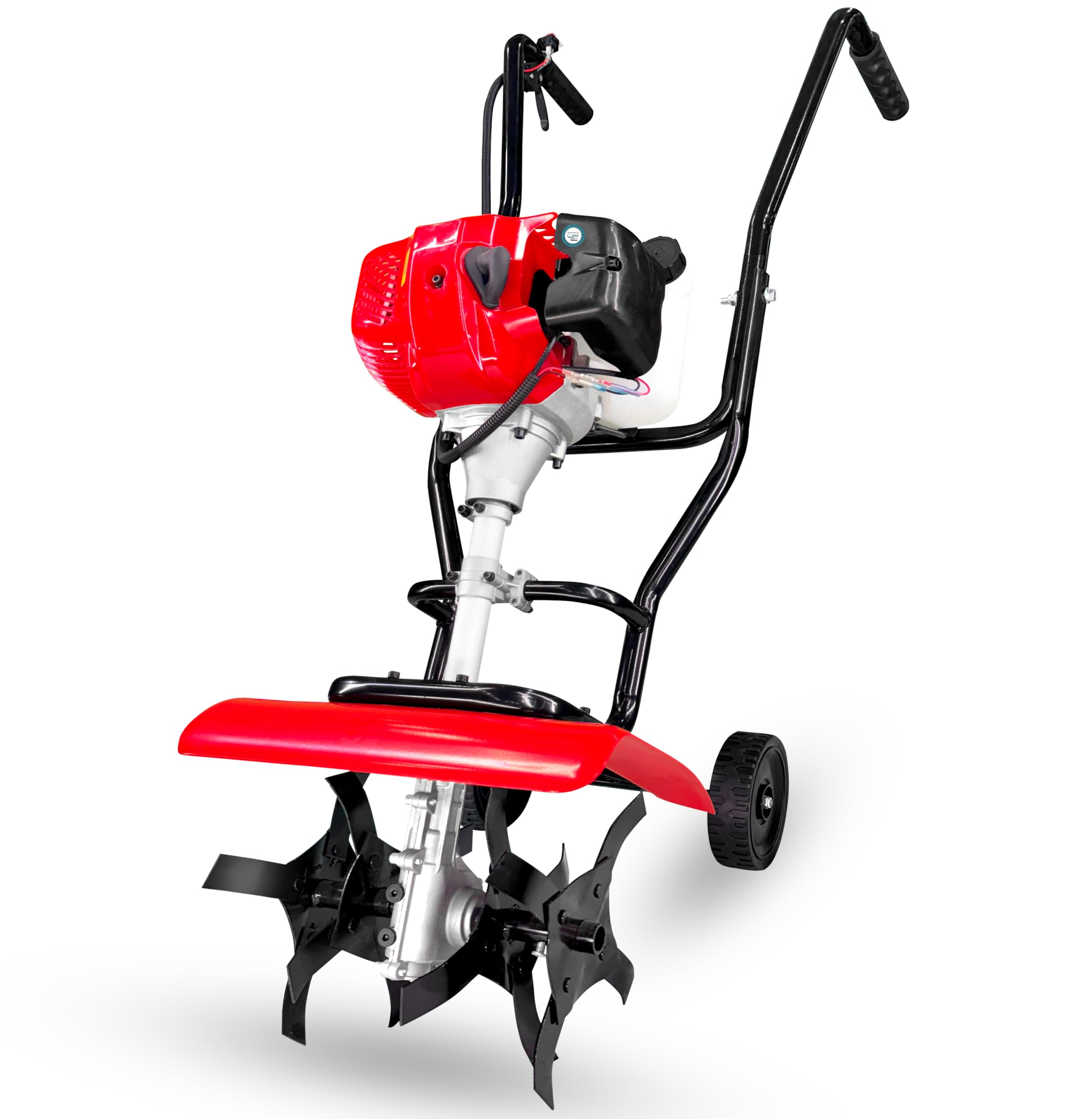 RICO ITALY 52CC 2 Stroke AIR Cooled Petrol Engine Mini Tiller| Cultivator| Weeder Used for Weeding in All Types of Agriculture Crops, Fruits and Vegetables with Metal Blades-image-7