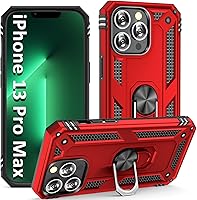 Vista 9 de ADDIT Funda para iPhone 13 Mini iPhone 13 Mini, con soporte de anillo, soporte magnético para automóvil, grado militar, resistente, para iPhone 13