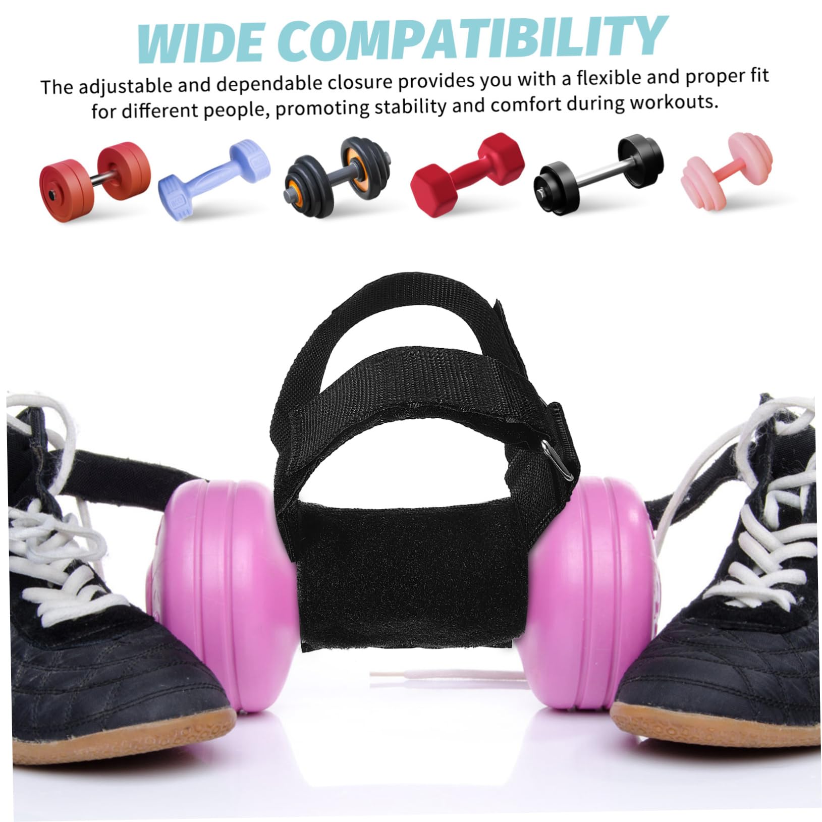 Sangles De Cheville Avec Poids Réglables - Fitness, Renforcement Fessiers Et Jambes, Matériau SBR Confortable