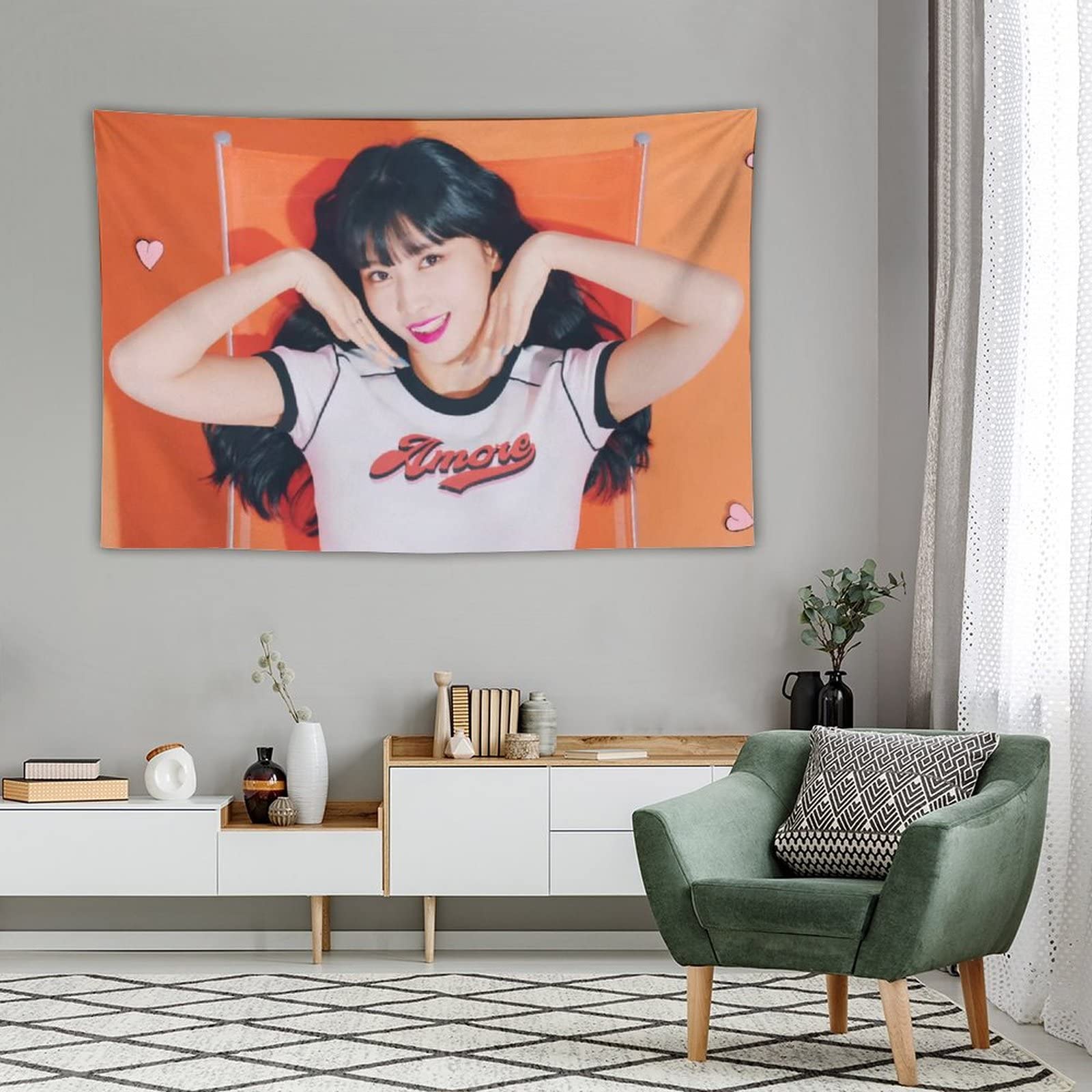 TWICE モモ タペストリー ファブリックポスター 3点セット Amazon.co.jp: TWICE モモ タペストリー 人気 タペストリー