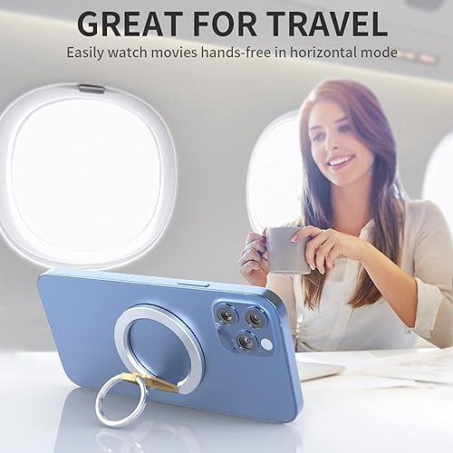 Miniatura 8 de RapidX Snapo - Agarre y soporte magnético 2 en 1 para teléfono, soporte con soporte ajustable, MagSafe compatible con iPhone 14, 13, 12 Pro, Pro