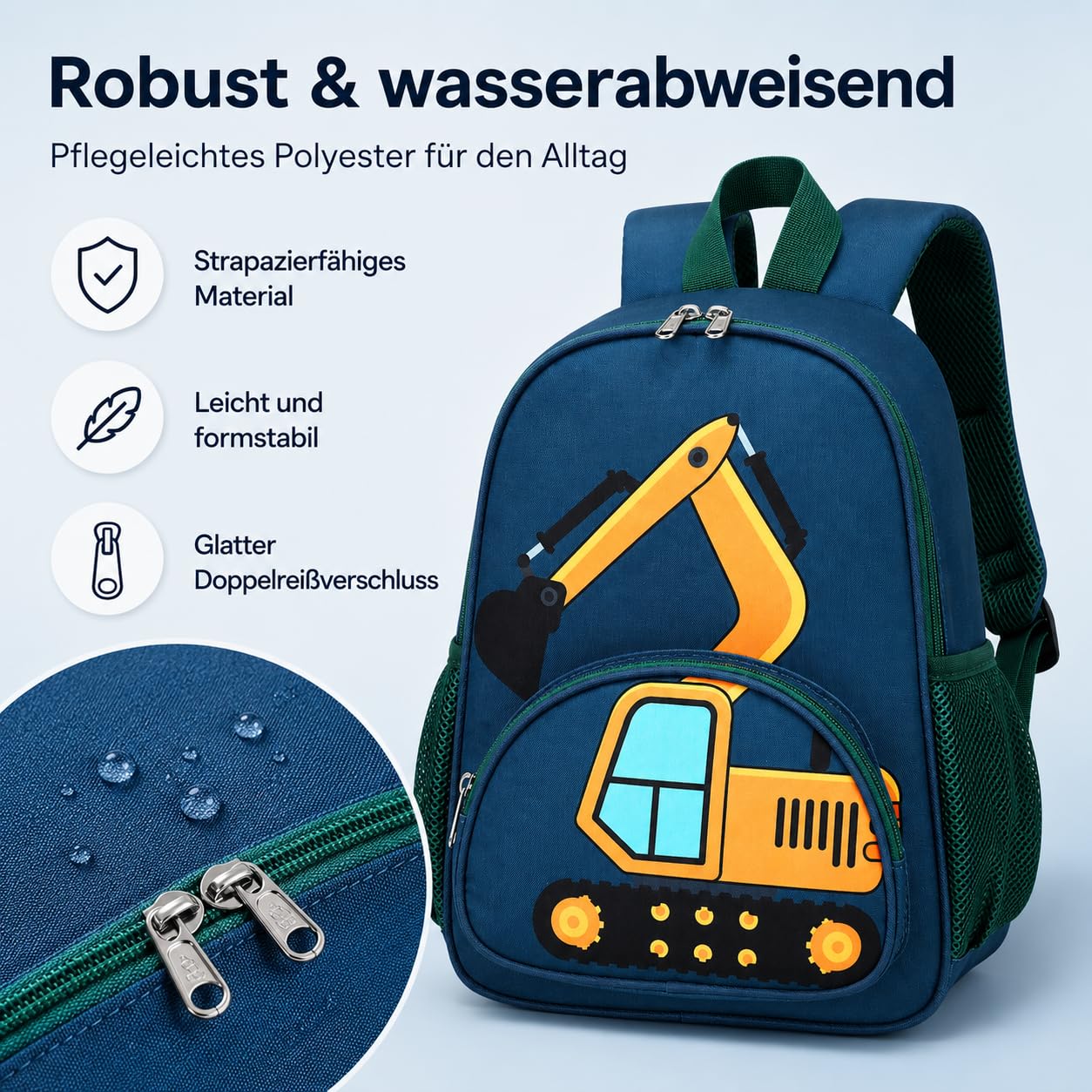 LOIDOU Mochila infantil para niños y niños, mochila para preescolar, mochila para niños pequeños, mochila escolar para la escuela