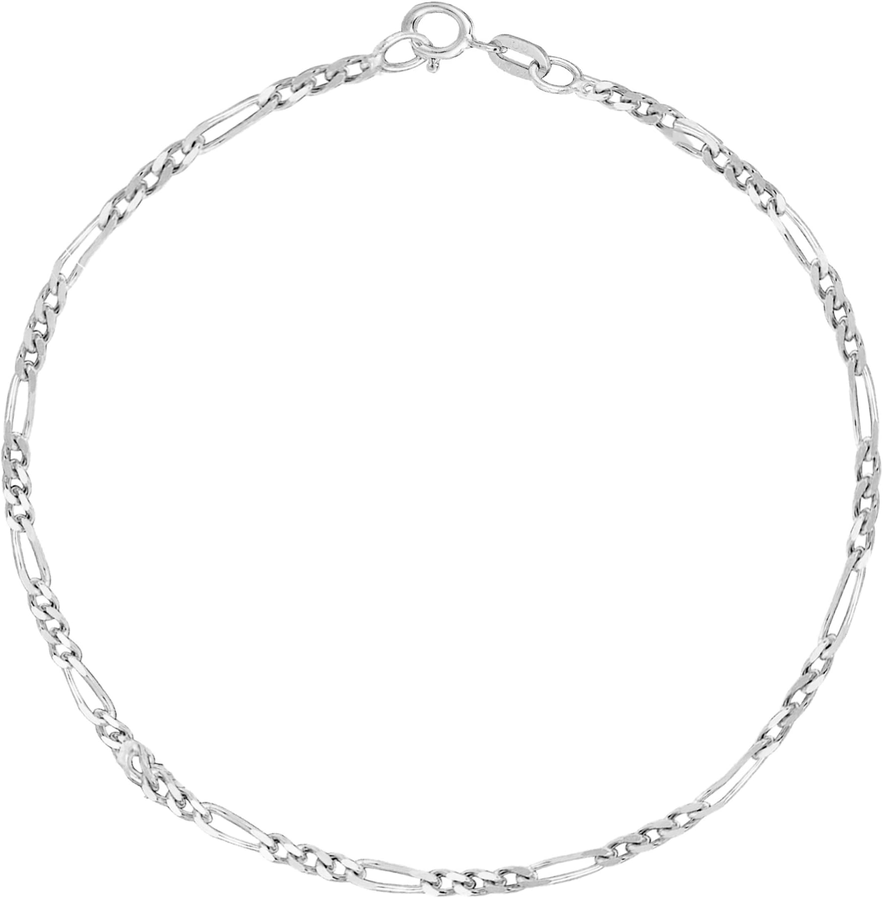 Ritastephens14k Gold Figaro Dainty Link Foot Chain Anklet Ankle Bracelet 10 Inches