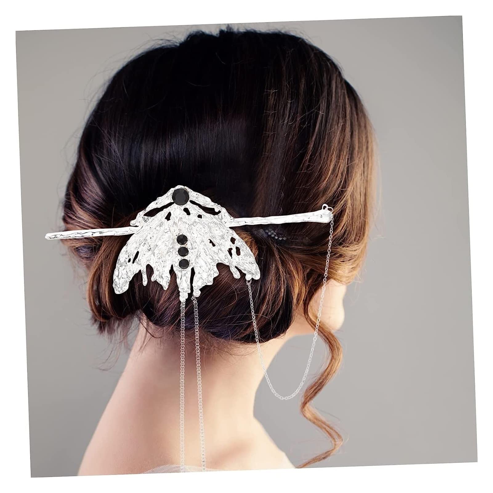 Clip per capelli decorativa per capelli forcine per capelli forcine per capelli da sposa per matrimonio cinese decorazione matrimonio S per spose polsino per capelli strass clip per chignon clip