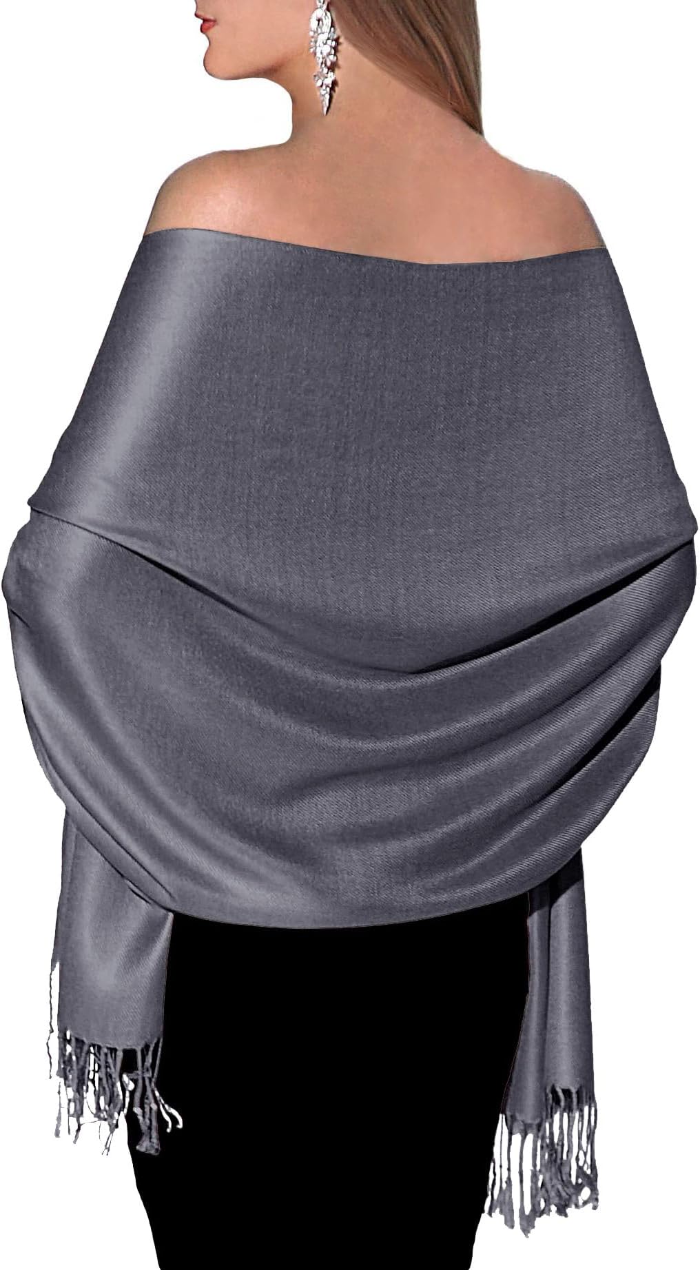 Pashmina Shawls and Wraps for Evening Dresses, Large Soft Pashminas Wedding Shawl