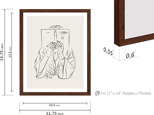 Miniatura 225 de Poster Master Póster de peonías – Estampado de flores retro – Ilustración floral – Ilustración en blanco y negro – Diseño de línea y abstracto –