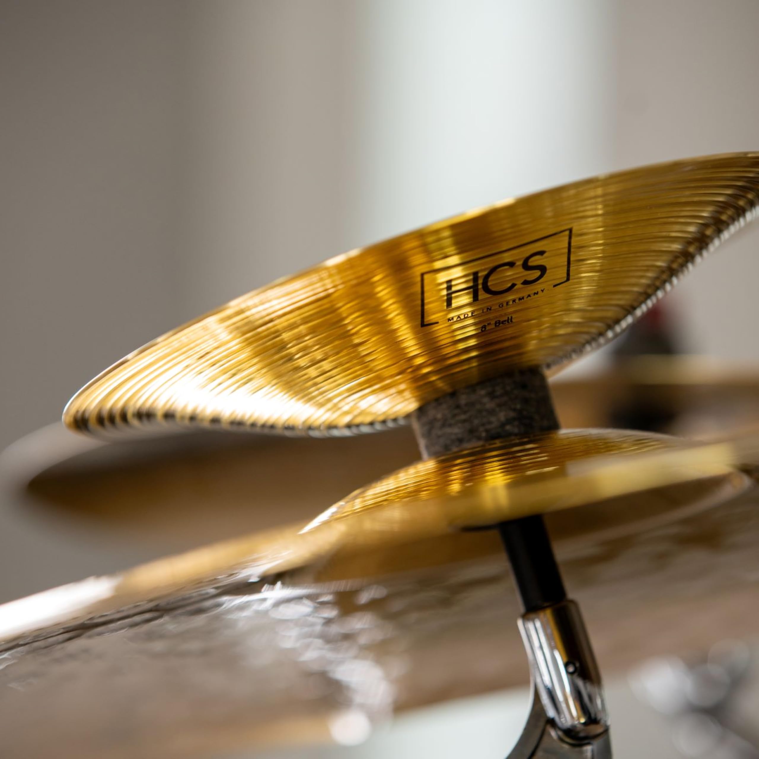 Meinl Cymbals HCS Bell 8" piatto ottone per batteria made in Germany HCS8B