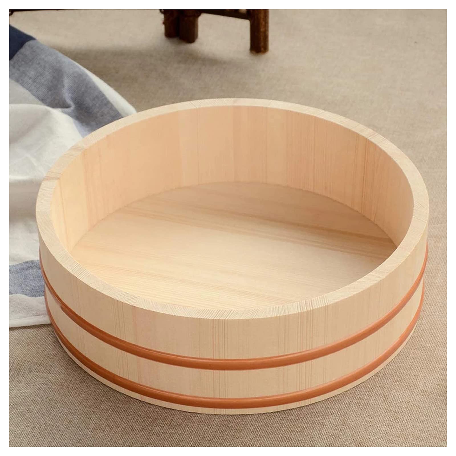 Hangiri en bois 27cm pour réussir son riz à sushi à coup sûr