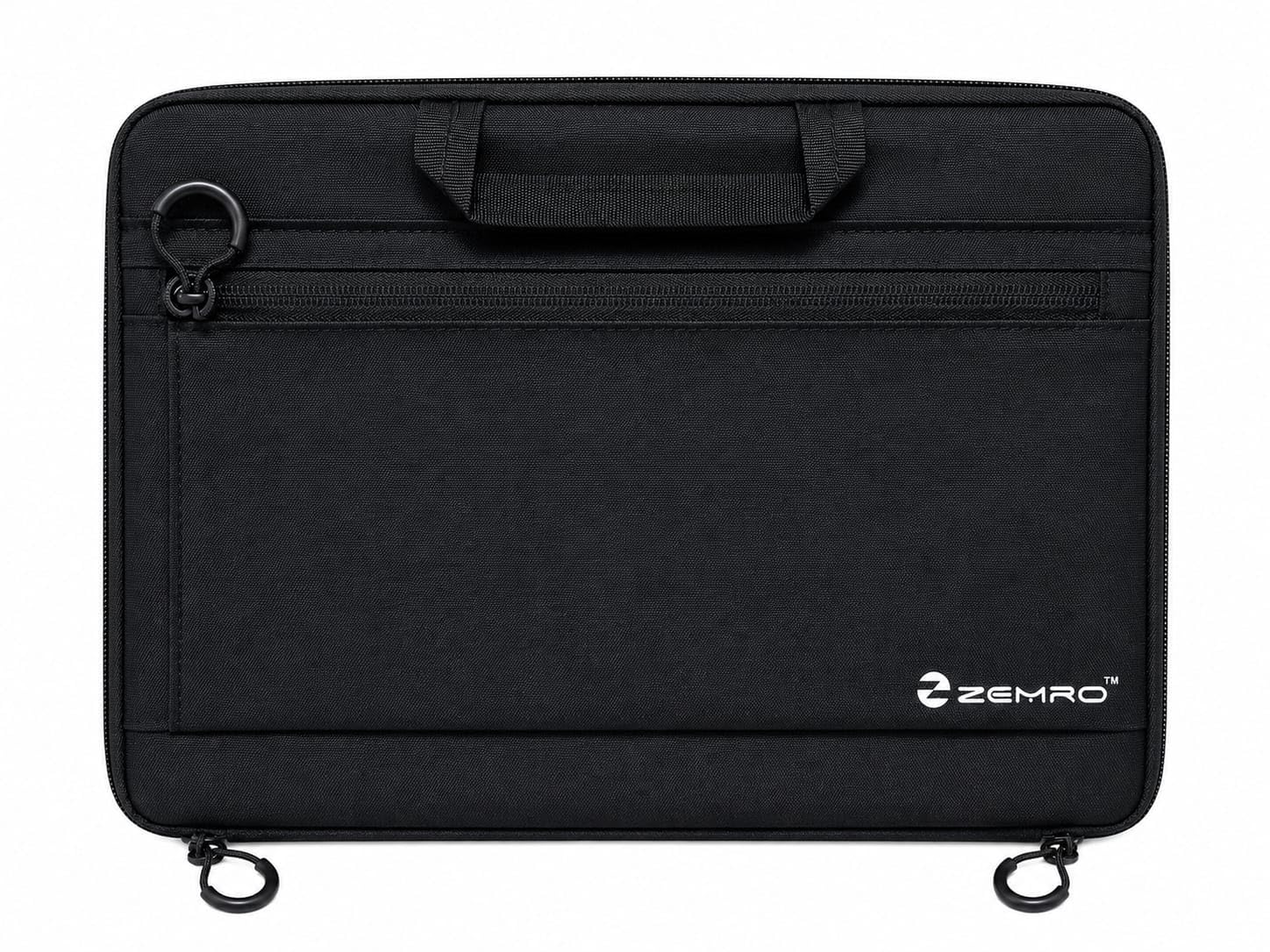 13 Inch Laptop Case with Handle | Hard Shell 360° Protection, Water Resistant Slim Briefcase for MacBook Air Pro, HP, Dell, Lenovo, Asus | Black-image-6