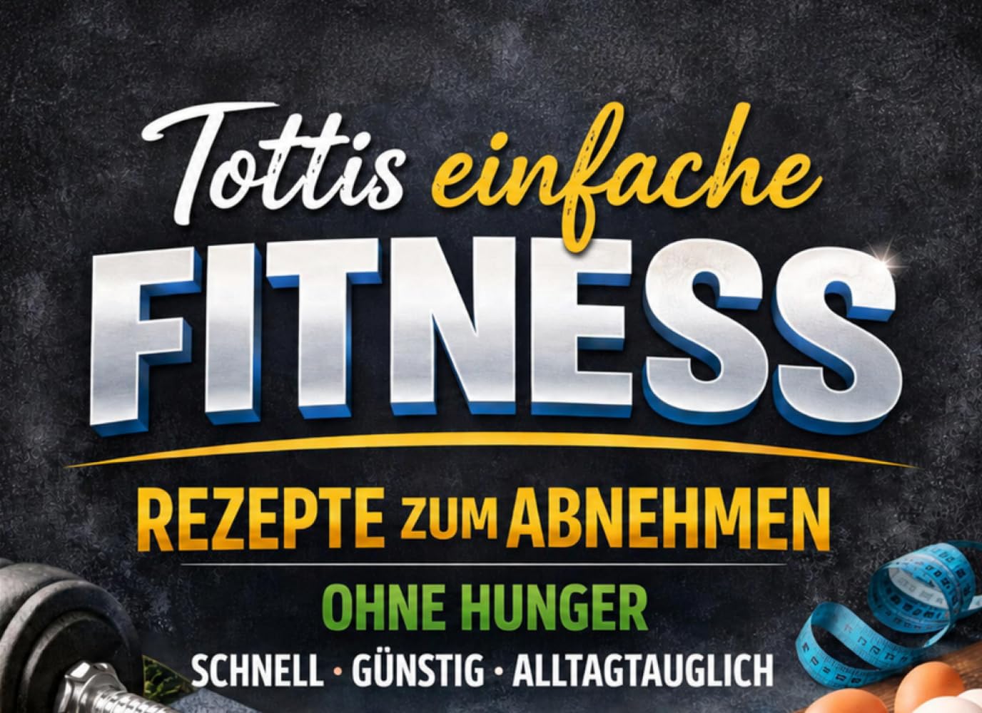 Tottis einfache Fitness-Rezepte zum Abnehmen: 30 schnelle High-Protein-Rezepte ohne Hunger – günstig, alltagstauglich und ideal für Muskelaufbau, Meal Prep und Fettverlust