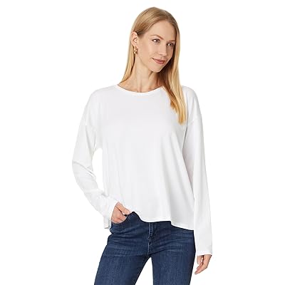 Eileen Fisher Crew Neck Box Top Women
