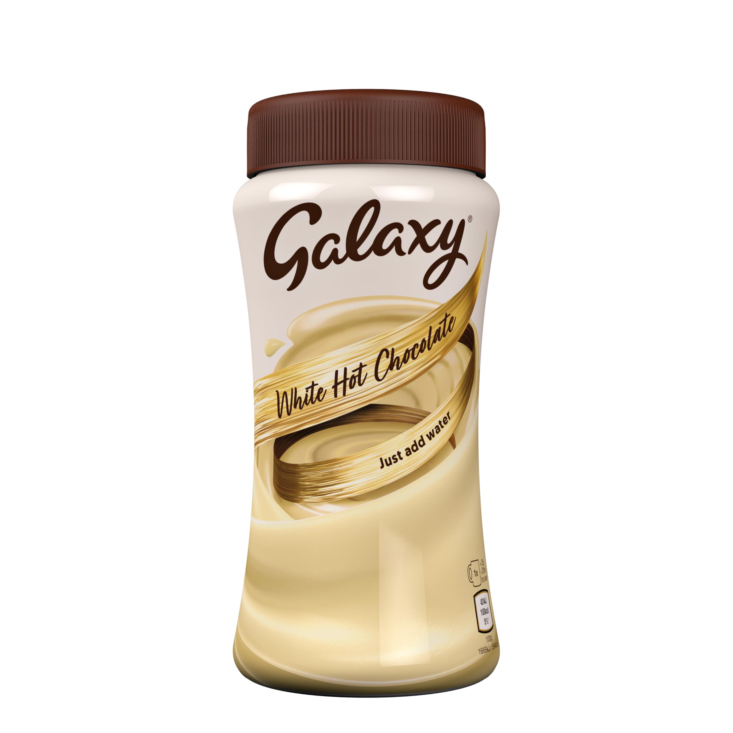 Galaxy White Hot Chocolate 300g (Pack of 6) 72 Servings | Just Add Water or Milk | Galaxy White Chocolate Powder | Delicious White Drinking Chocolate | Made with White Chocolate