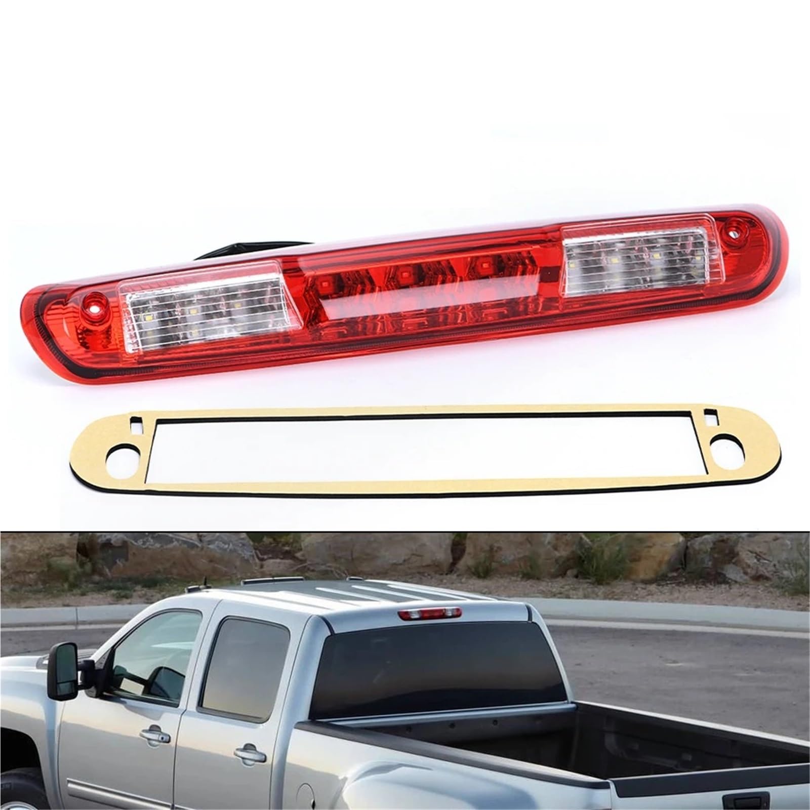 Do Sierra Do Chevy Do Silverado 07-14 1500 2500 3500 V8 Wysokie światło stopu 25890530 Achterremlichten Derde remlichten