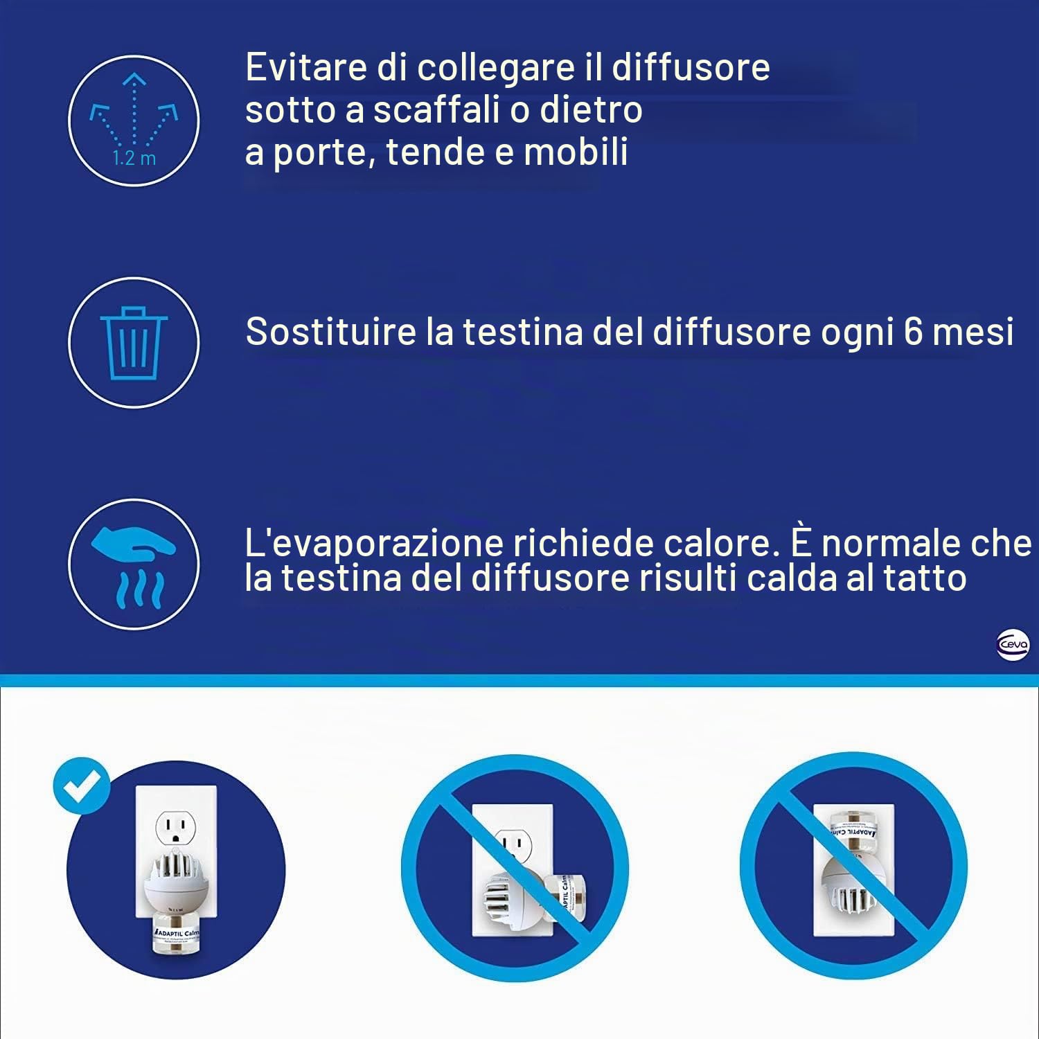 ADAPTIL Diffusore Calma casa per i Cani (30 Giorni Starter Kit)