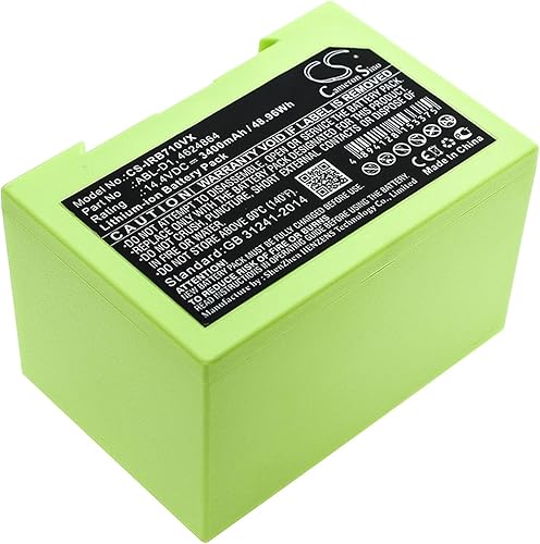 Cameron Sino Batería para iRobot 7150, Roomba i4, Roomba i7, Roomba i7+, Roomba i7550, Roomba i755020, Roomba i7558, Roomba i8 3400mAh