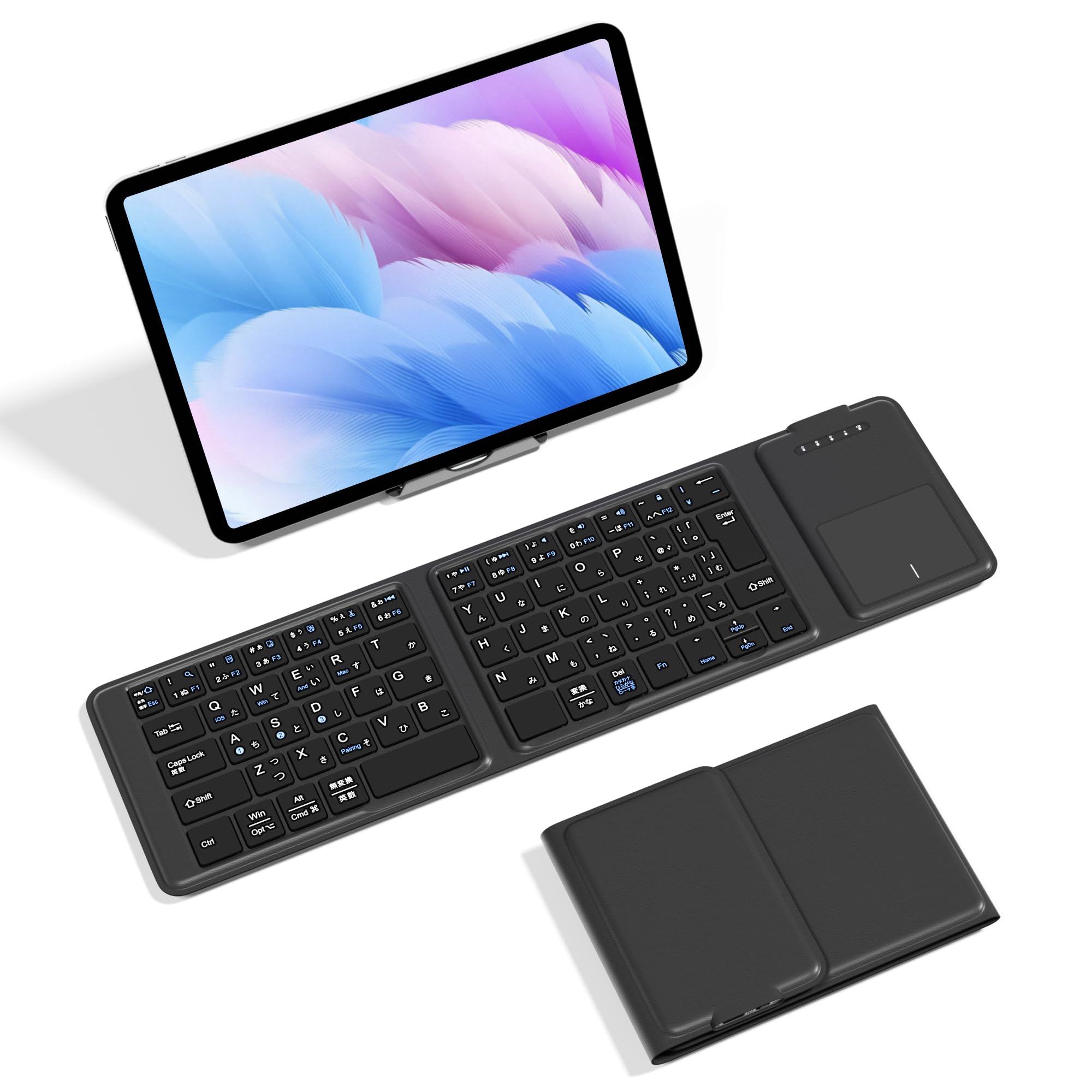 その他 squaretaerminal Amazon | 【革新設計】Ewin 財布型 折りたたみキーボード ワイヤレス