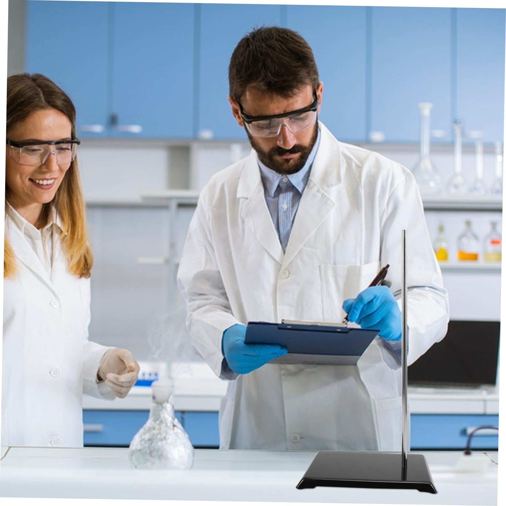 Artículos Metálicos De Laboratorio Docencia Investigación Diseño Práctico Soporte De Mesa