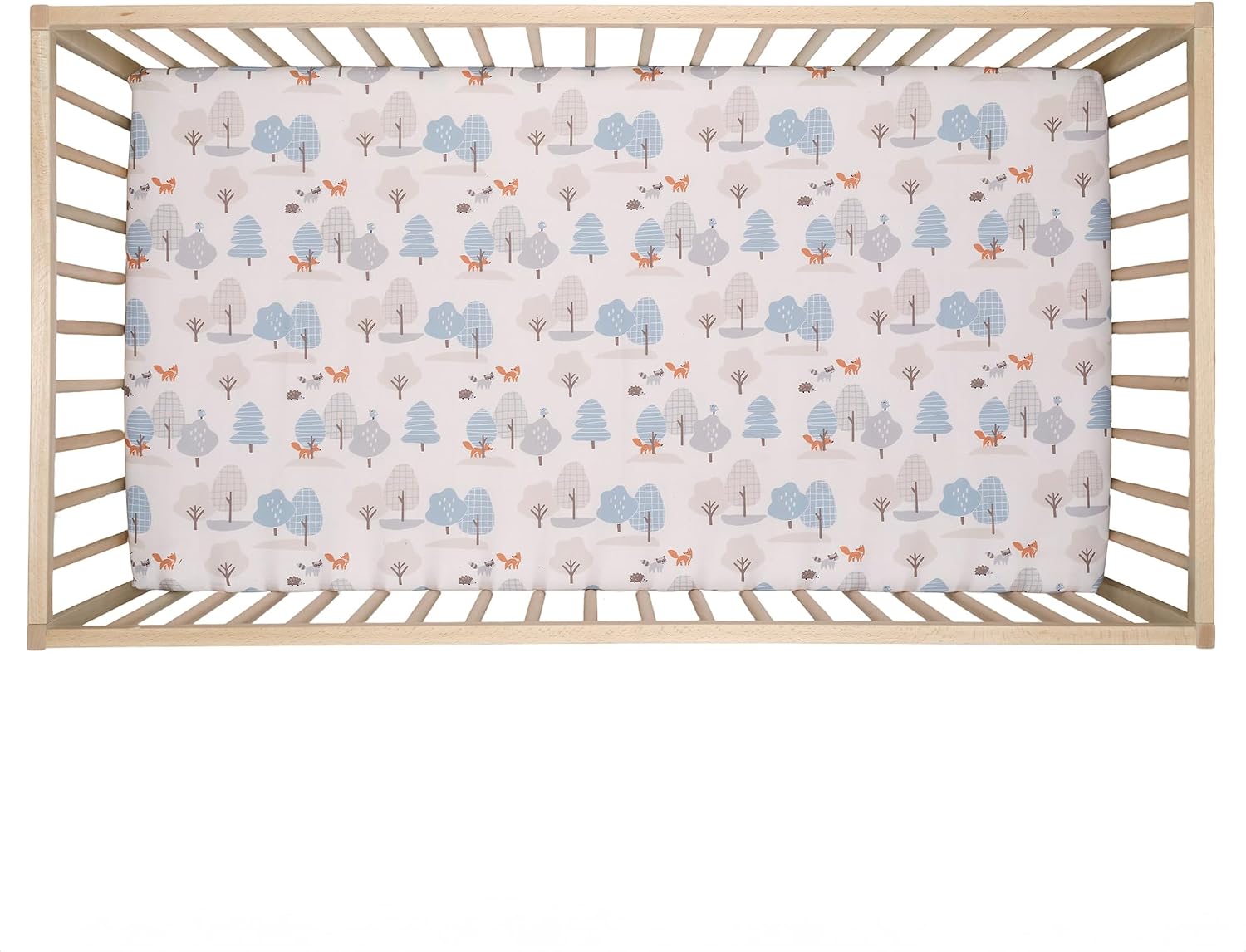 Bedtime Originals Sleepytime Bear Woodland Baby/Toddler Fitted Crib Sheet
