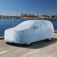 Vista 7 de iCarCover 30-Layer Premium SUV Car Cover Waterproof All Weather Rain Snow UV Sun Protection Full Car Covers for GLK, 4Runner, Xterra, Forester