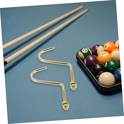 Miniatura 3 de 2 ganchos de cobre para mesa de billar, accesorios reemplazables para organizar señales y triángulos y ganchos de cobre fáciles de instalar para uso