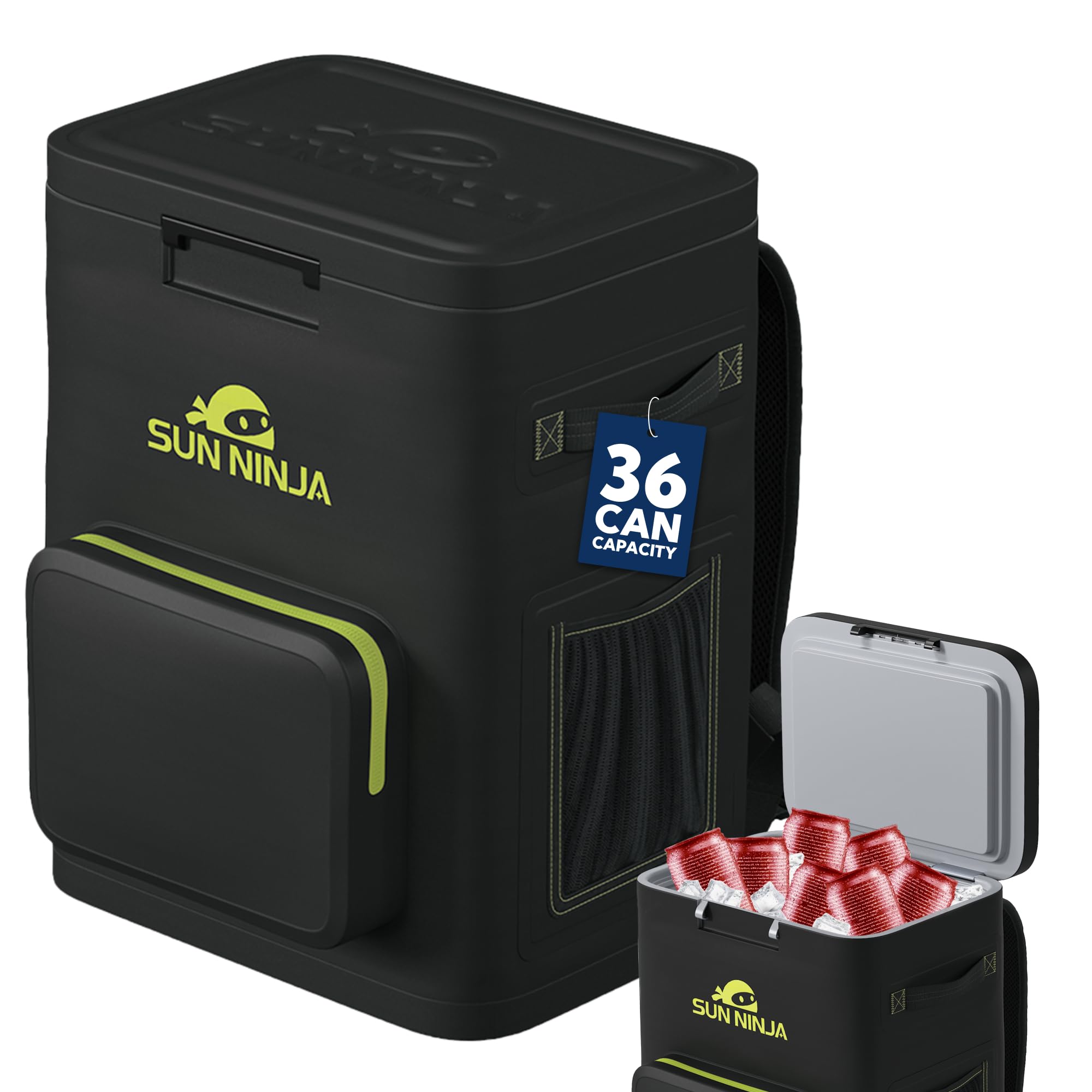 Amazon.com : Sun Ninja Backpack Cooler - Insulated Leak Proof