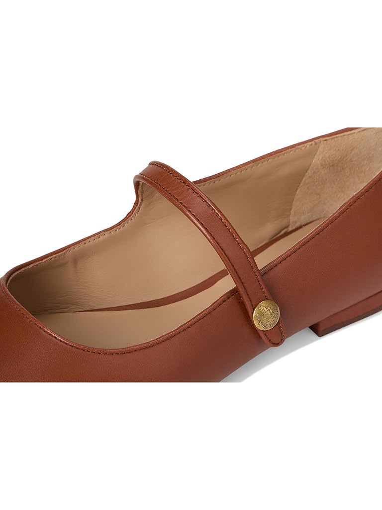 Tan Lauren Ralph Lauren Londyn Leather Mary Jane