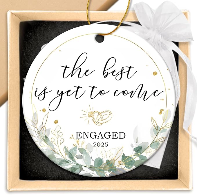 "In My Engaged Era" Lavender Soy Candle - Porcelain Jar, 6oz, 35-Hour Burn, Perfect Engagement Gift For Bride-to-Be - View #2