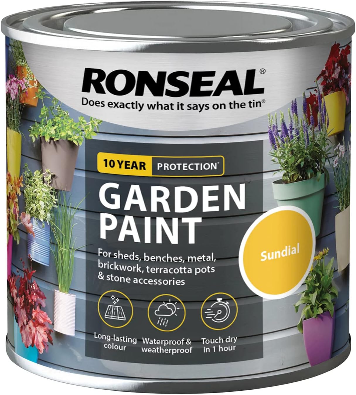 Ronseal RSLGPS250 GPS250 Garden Paint Sundial 250ml, 250 ml Amazon.co