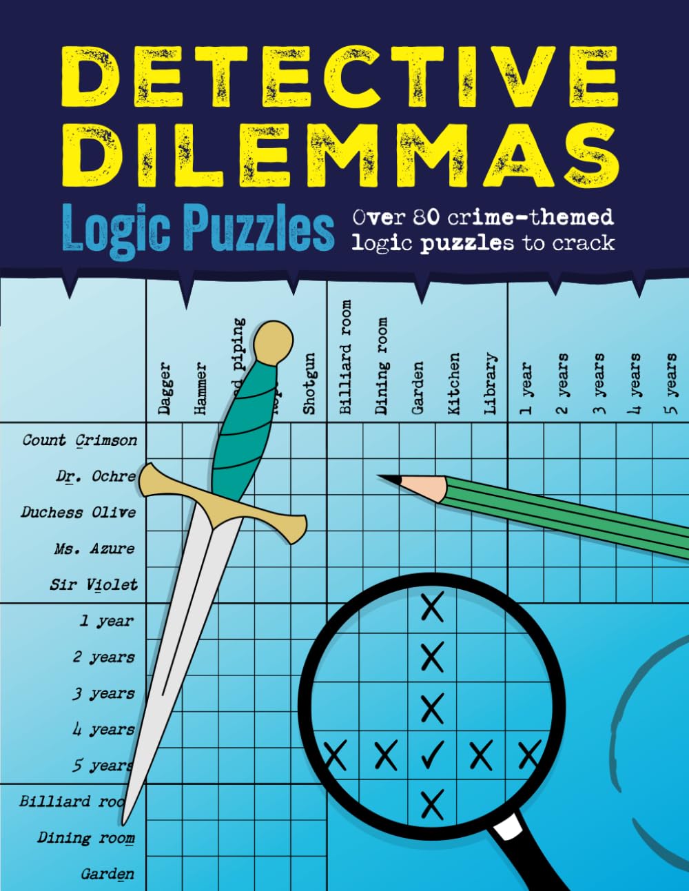 Detective Dilemmas Logic Puzzles: Over 80 crime-themed logic puzzles to crack