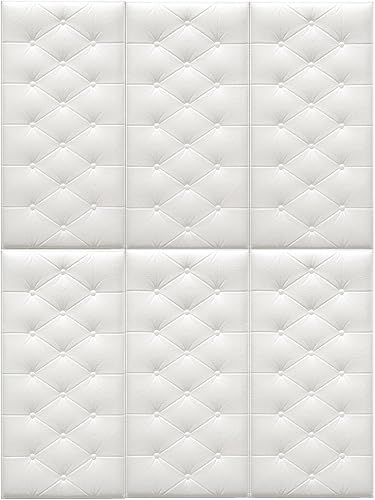 6 calcomanías de pared 3D anticolisión para niños, papel de pared extraíbles, paneles de pared acolchados para dormitorios, habitación de los niños