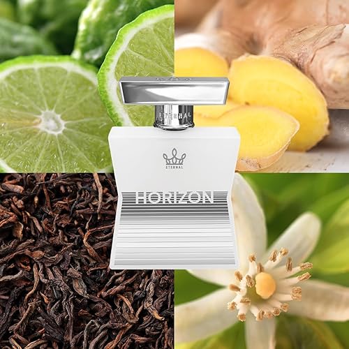 Miniatura 9 de Eternal Horizon - Inspirado en el icónico perfume de té negro de jengibre - 3.4 oz (3.4 fl oz) - EDP - Larga duración - Ingredientes limpios -