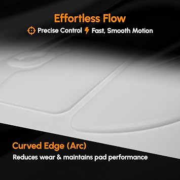 ESPTIGER Gaming Mouse Skates ICE V2 White for Razer Viper V3 Pro