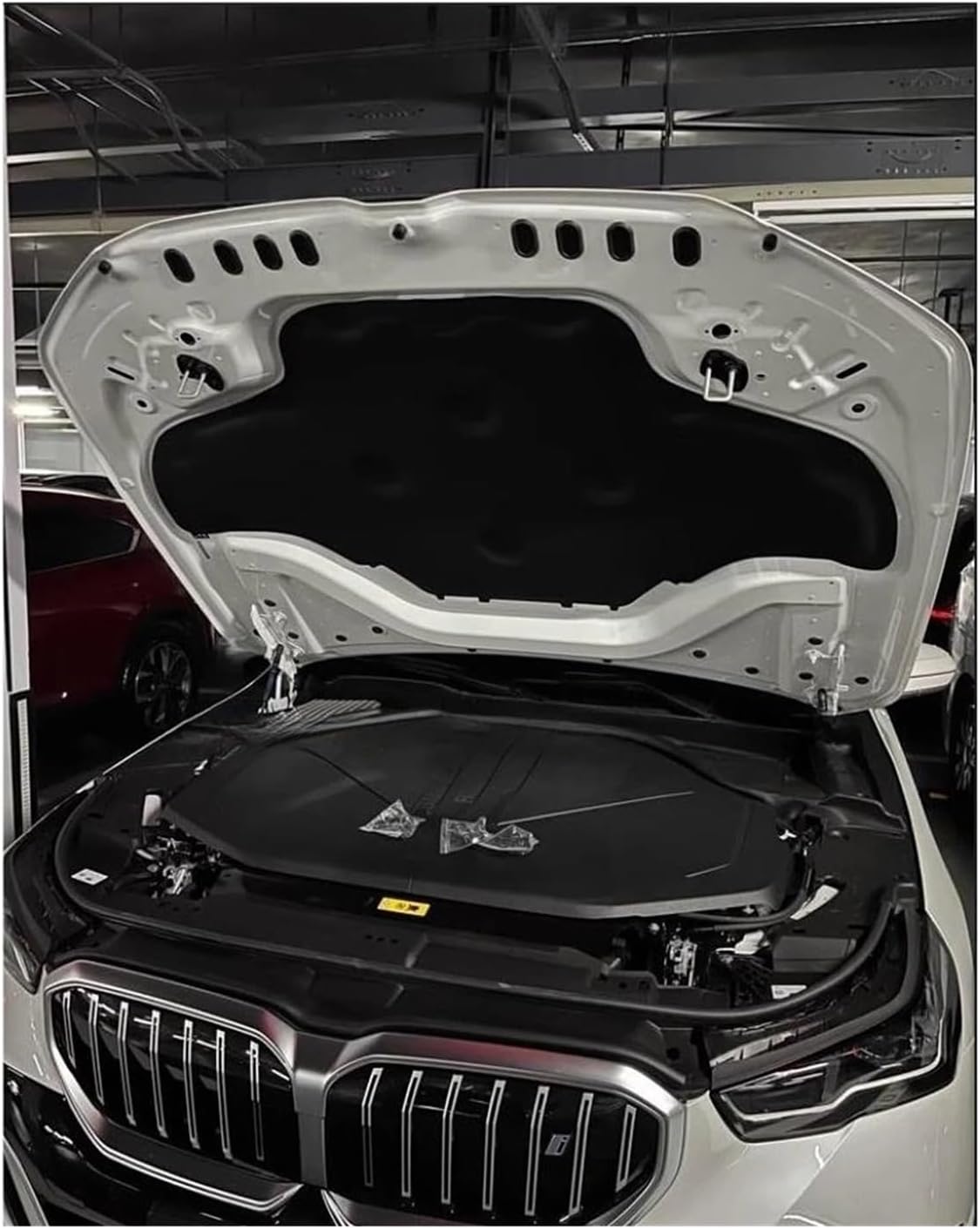 BMW 5シリーズ I5 G60 2024年式対応 車用 遮熱 防音 コットン フロントフード エンジン ファイアウォール マット