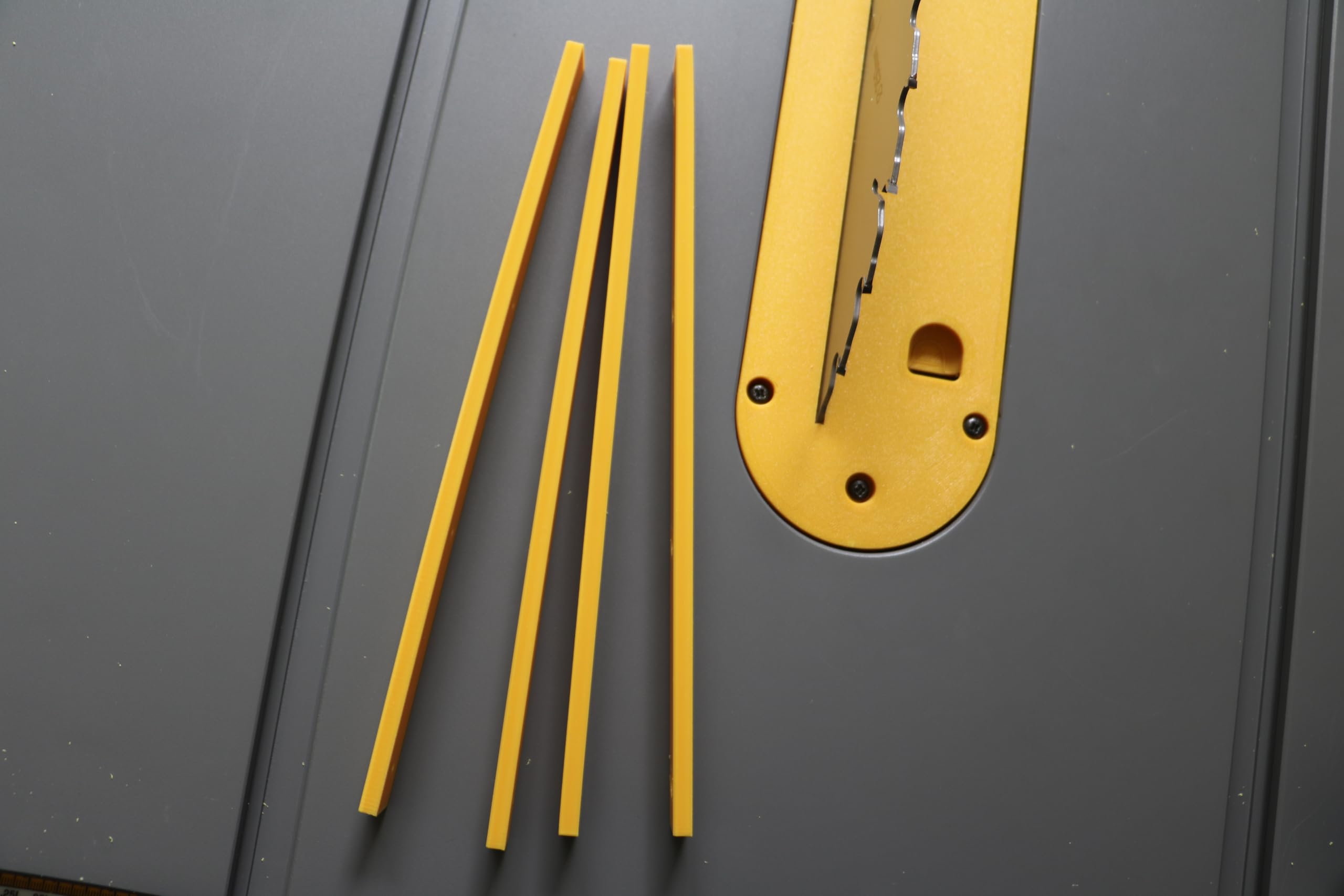4 Barre à Onglets, Miter Bar Glissière à Onglets compatible avec scie sur table DEWALT DWE7492 DWE7491 DW745 DWE7480 DWE7499 DWE7490