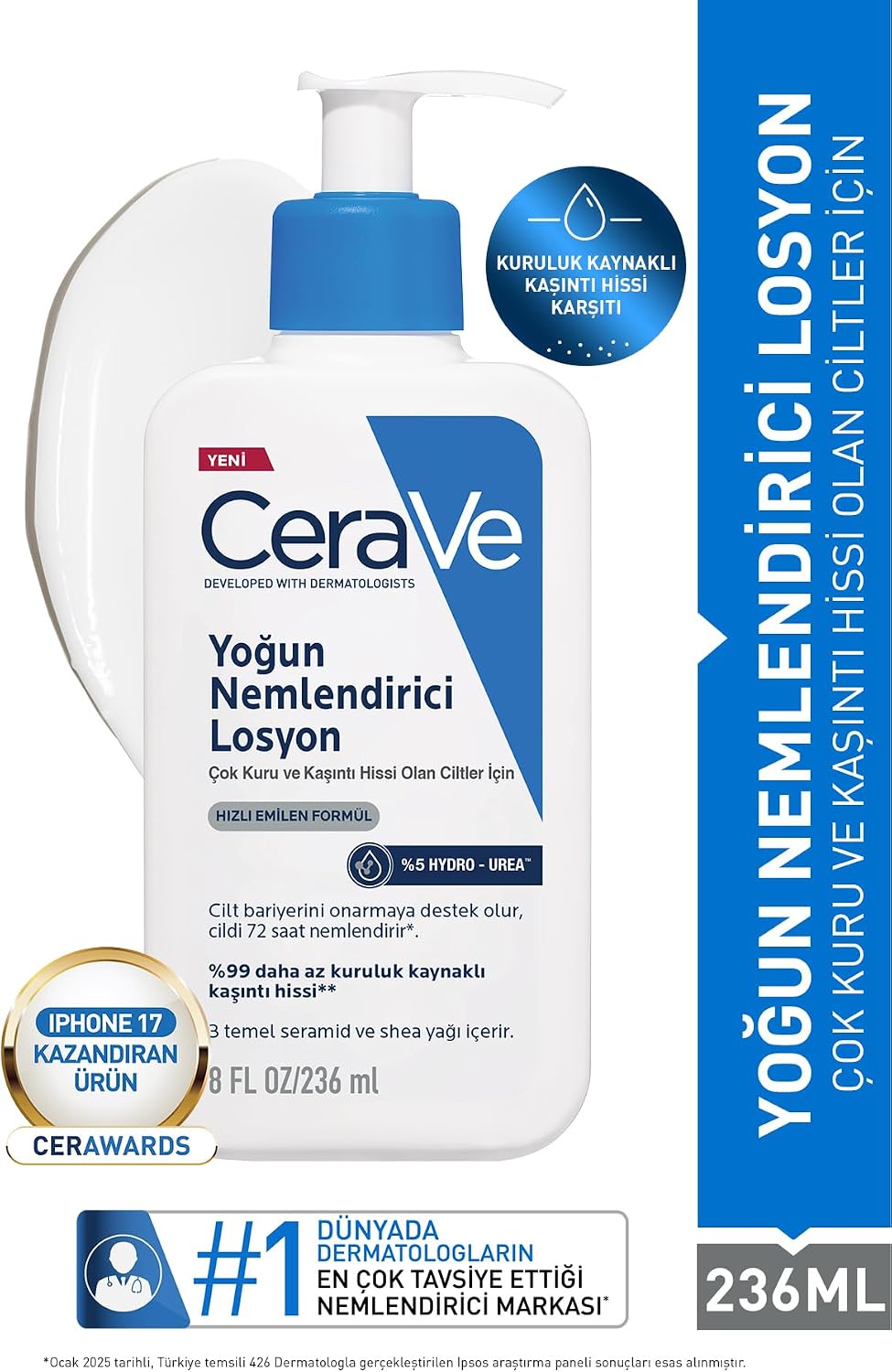 CeraVe Yoğun Nemlendirici Losyon 236 ml