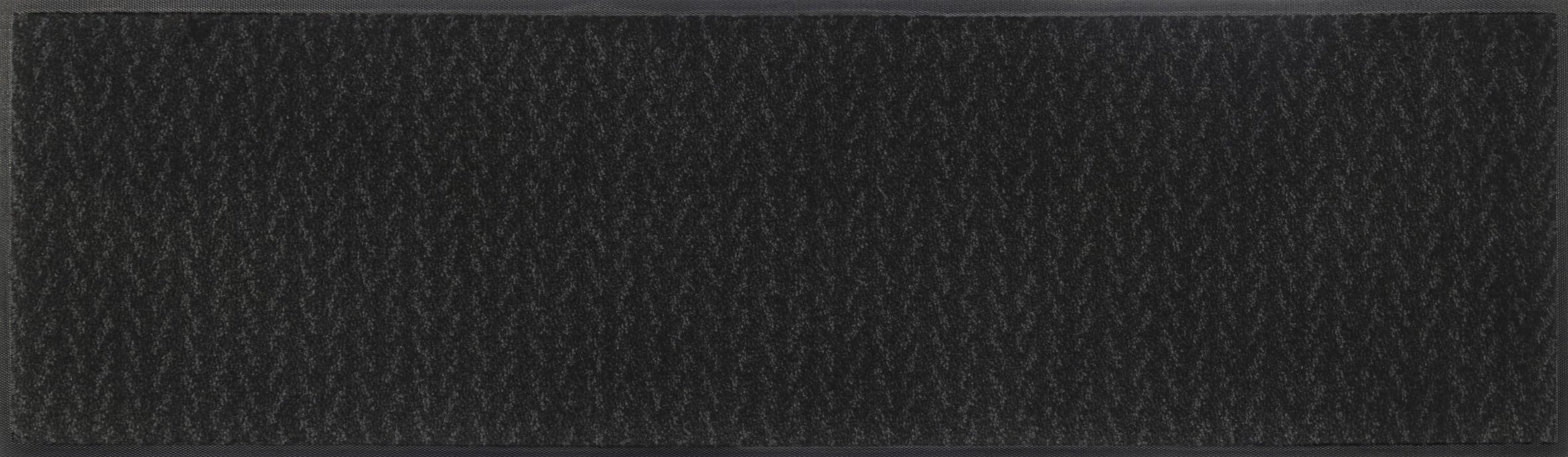 Wash+Dry Doormat Duo Charcoal 35 x 120 cm, Washable for Indoor and Outdoor Use