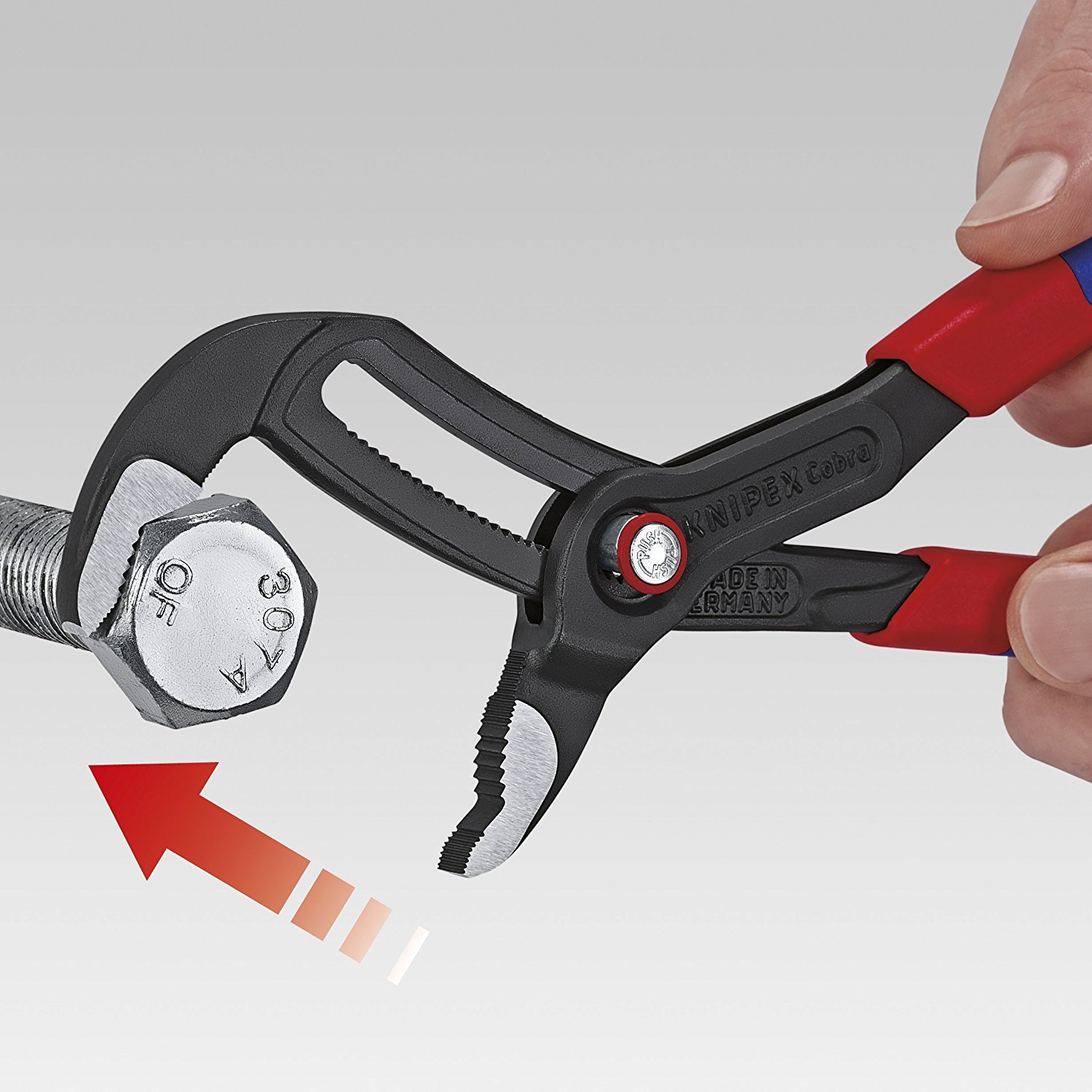 Draper 53953 Knipex Quickset szczypce do pomp wodnych, wielokolorowe, 250 mm