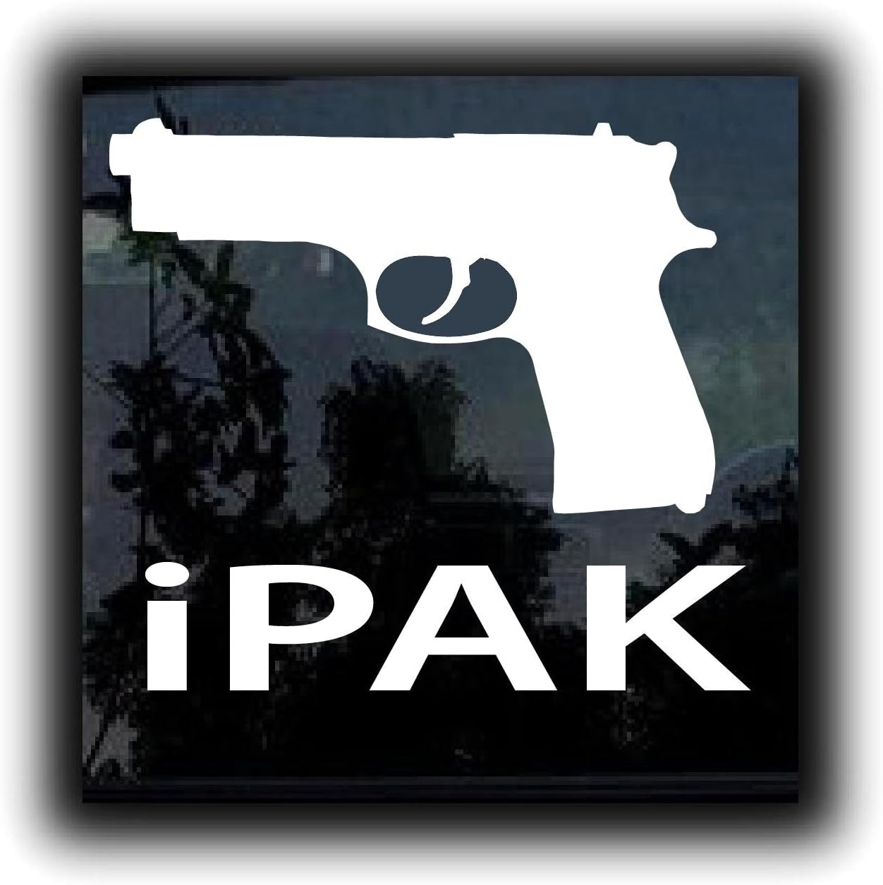 Decals & Stickers R Us ® Ipak Gun Funny Ipad Parody Custom