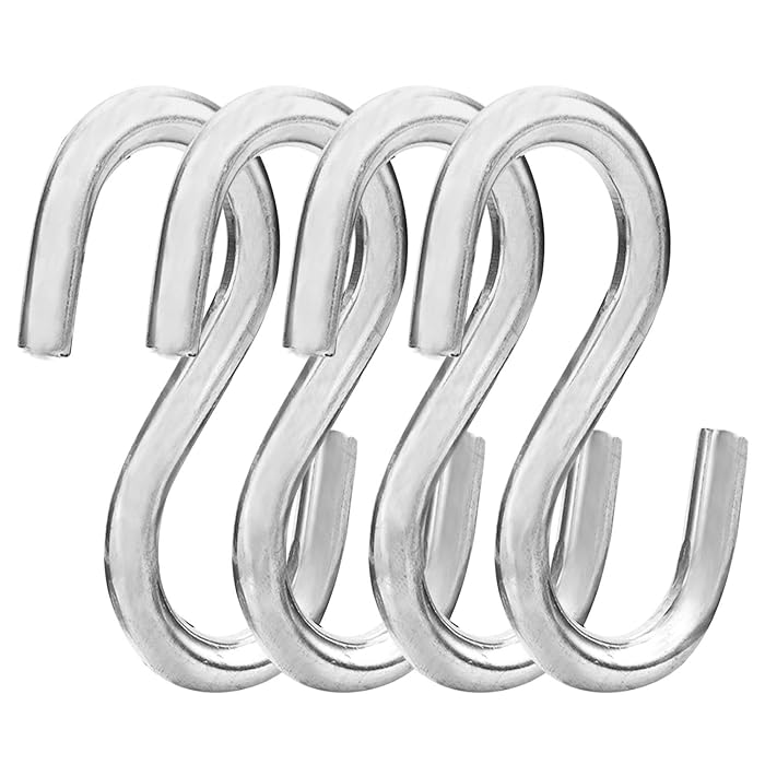 Buy 304 Stainless Steel 3 Inch S Hooks Heavy Duty Hanging Hook S Shaped