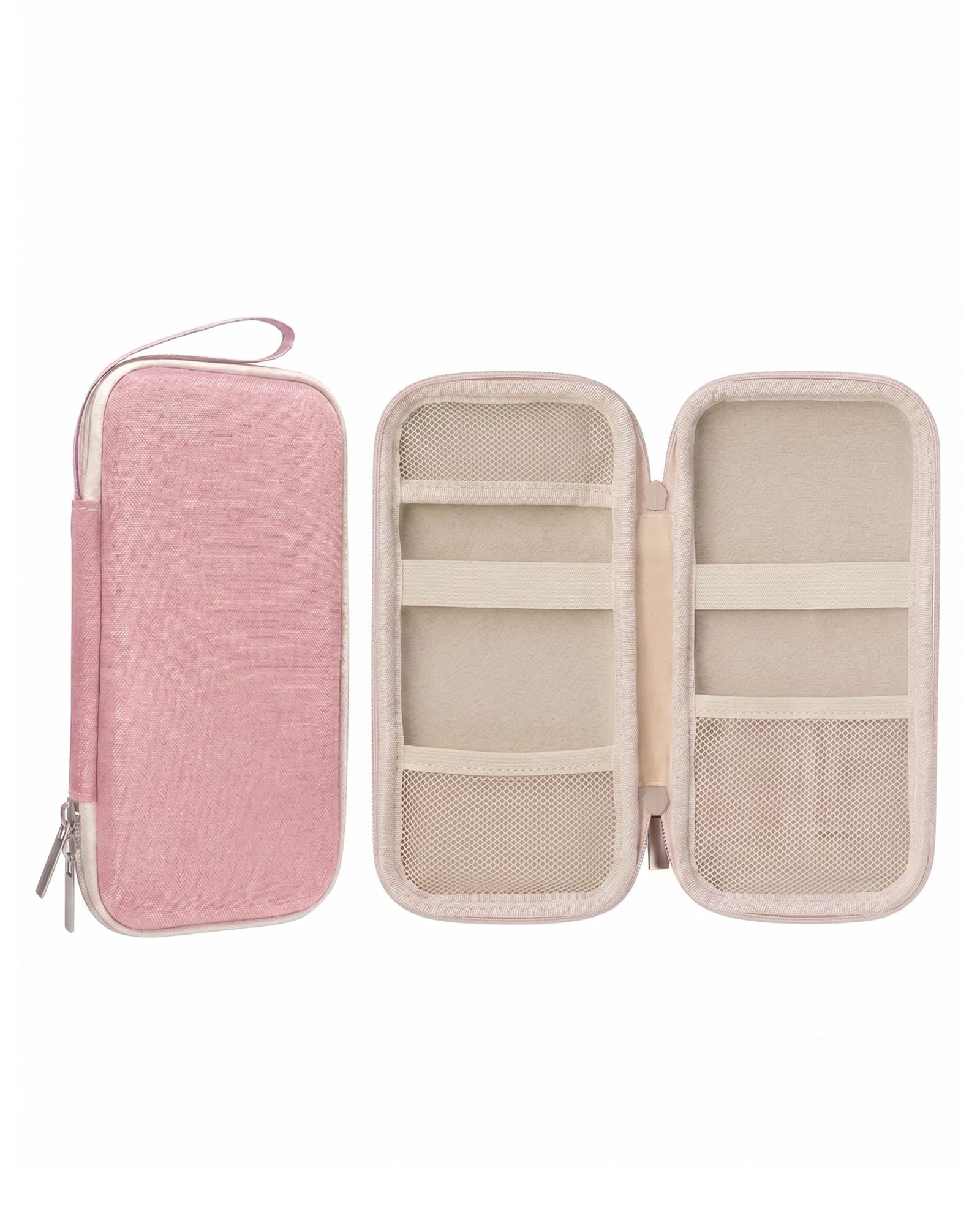 ProCase Slim Pen Pencil Case, Pen Organizer for School Office -Pink