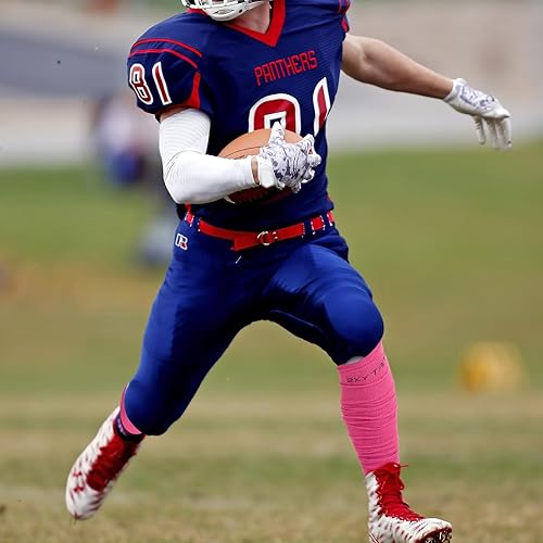 Miniatura 5 de QEES Calcetines de fútbol,Calcetines de fútbol blancos,Calcetines Scrunch Football,Calcetines deportivos de equipo de fútbol para hombres y mujeres