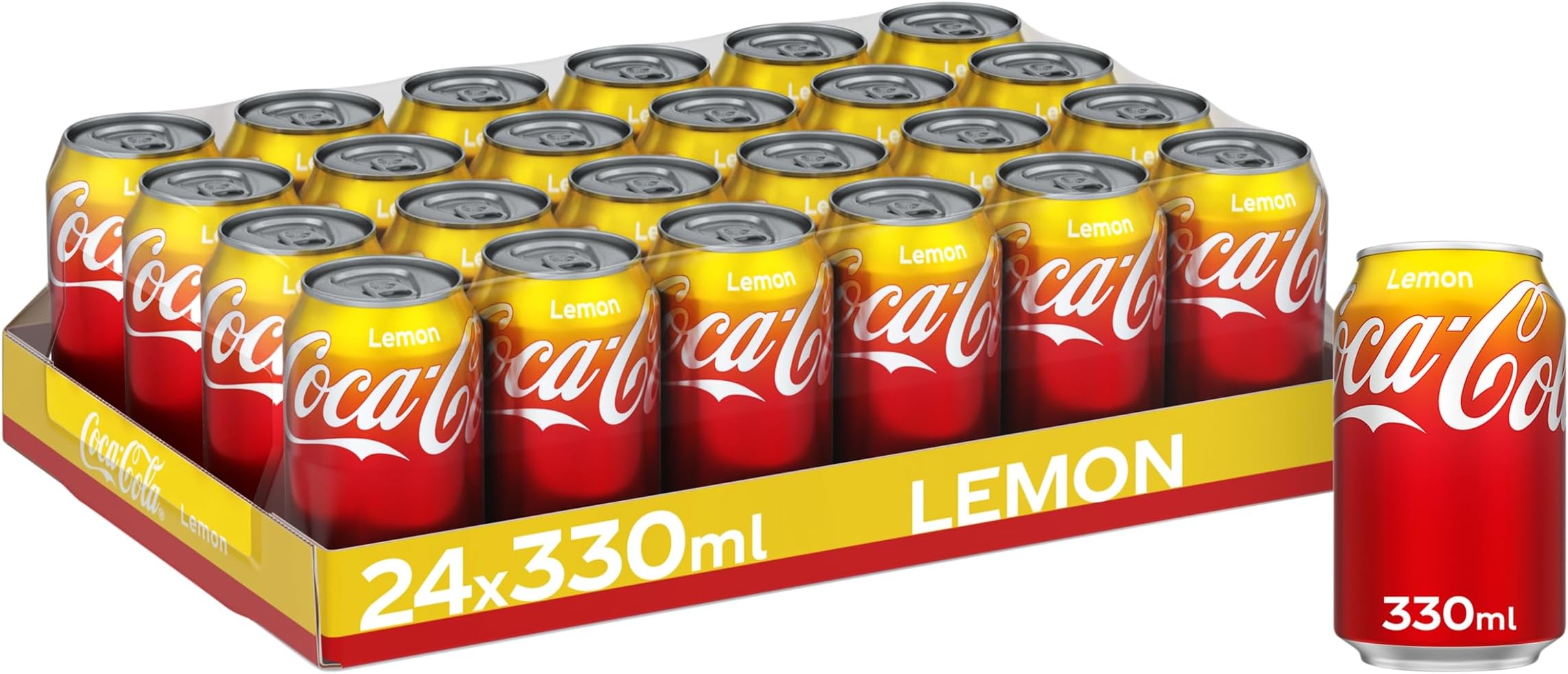 Coca Cola Classic Can Lemon 330 ml (Pack of 24)