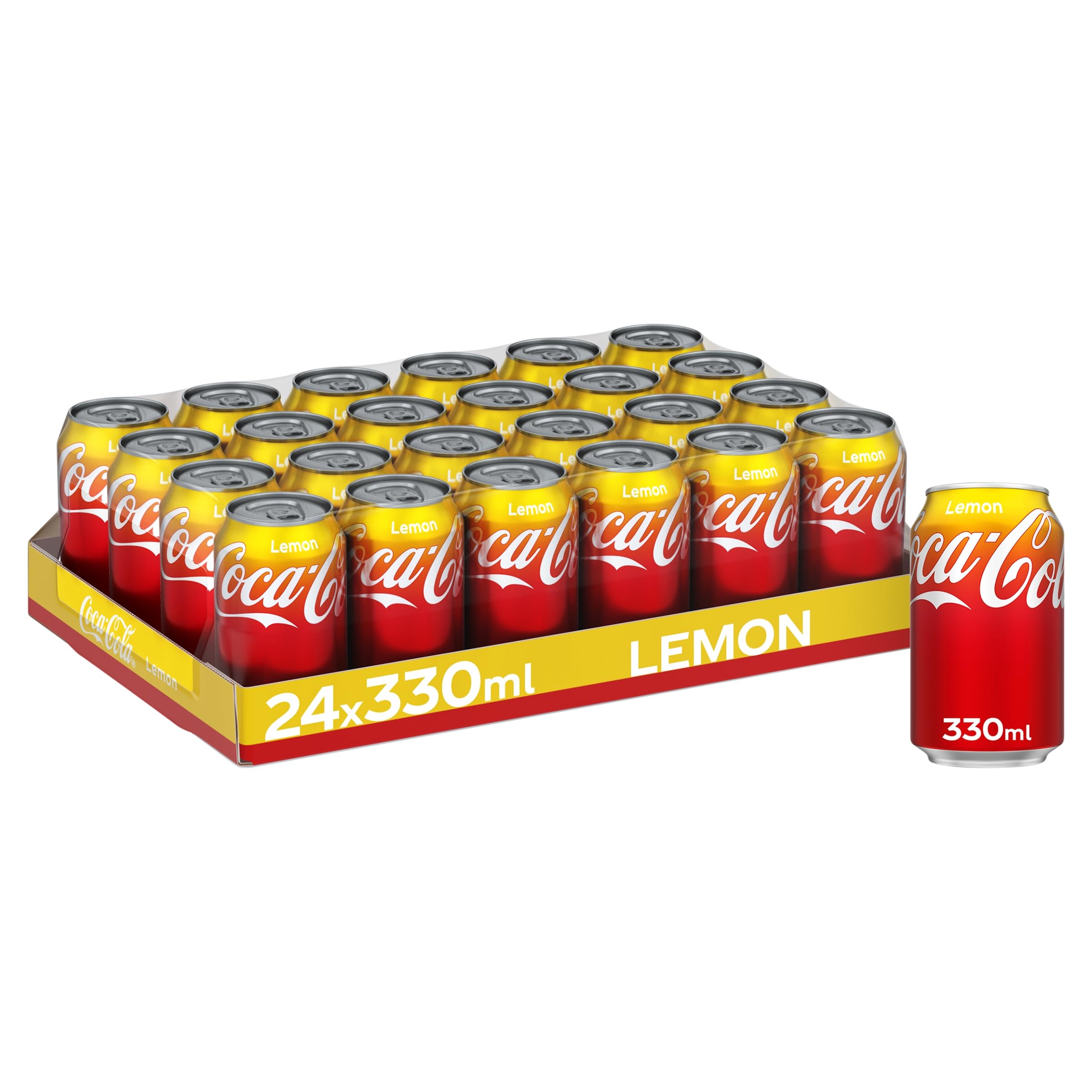 Coca Cola Classic Can Lemon 330 ml (Pack of 24)