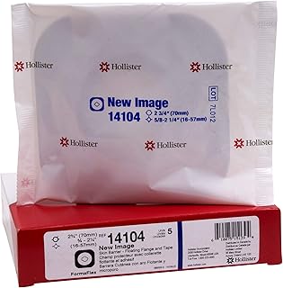 5014104 - Hollister Inc New Image Twopiece Shape-to-Fit Flat Formaflex Skin Barrier 2-1/4, Blue, 2-3/4 Flange Size