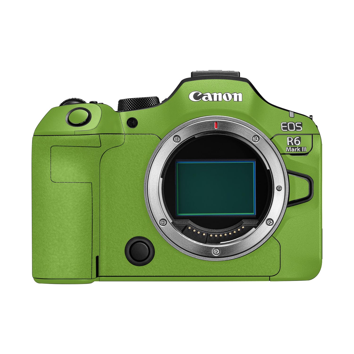 Camera Skin Compatible with Canon EOS R6 Mark III (2025) - Solid Lime Green - Premium 3M Vinyl Protective Wrap Decal Cover - Easy to Apply | Crafted in the USA by MightySkins