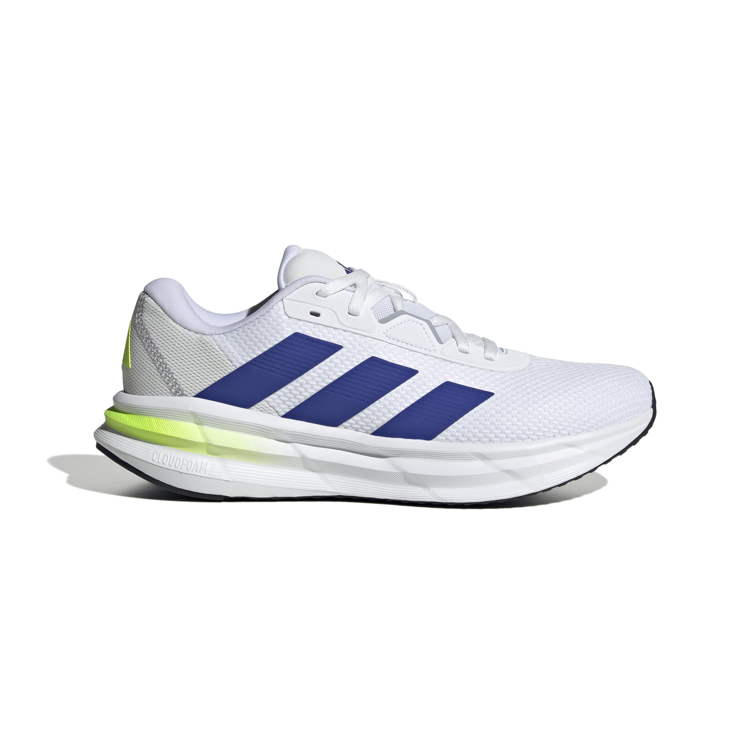 adidas Herren Galaxy 7 Running Shoes, FTWR White/Lucid Blue/Lucid Lemon, 47 1/3 EU