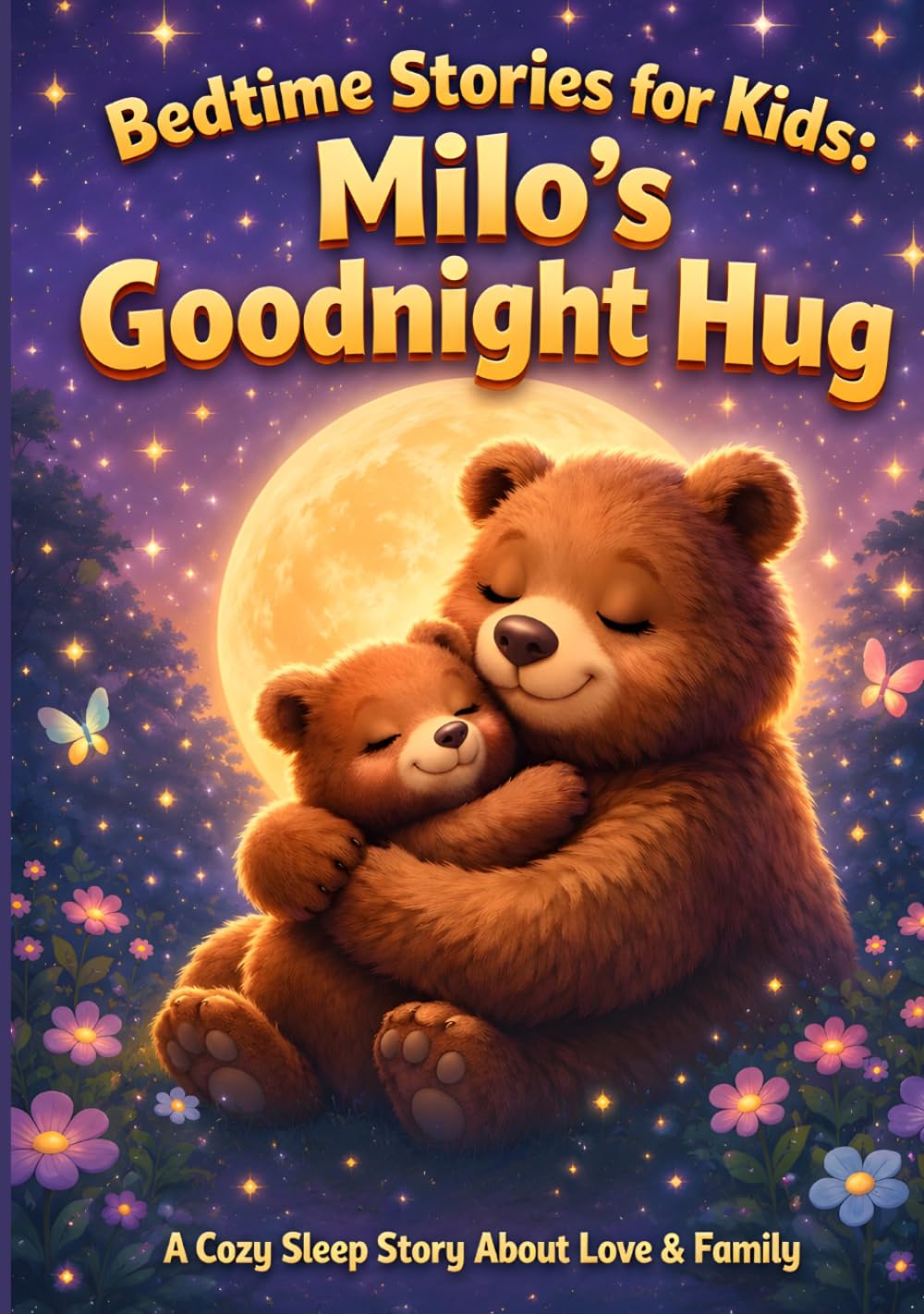 Bedtime Stories for Kids Ages 4–8: Milo’s Goodnight Hug: A Calming Bedtime Story About Love, Family & Sleep | Short Animal Bedtime Stories for