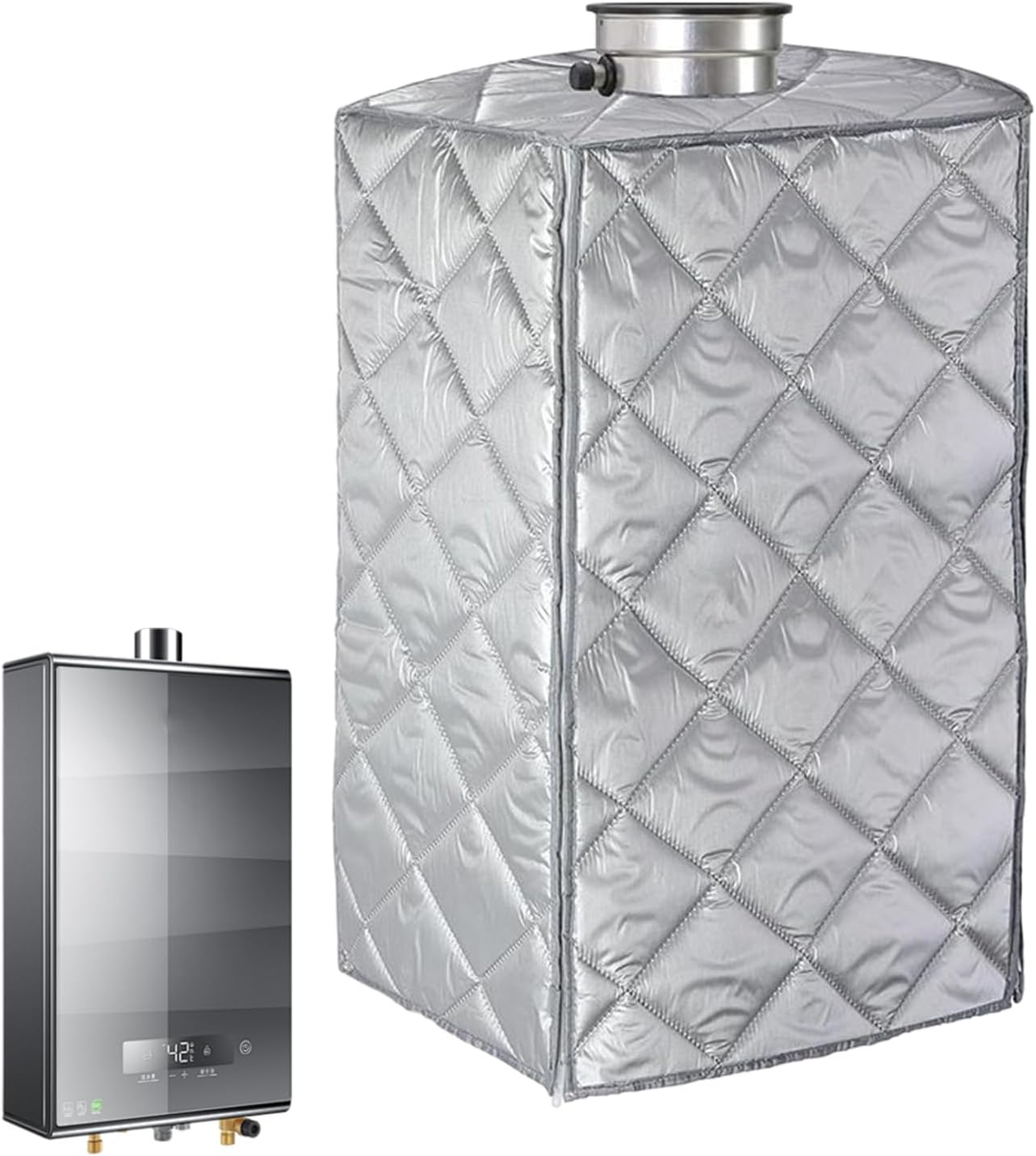 Tankless Water Heater Cover With Zipper - Outdoor Heater Cover 29" X 18", Thickened WaterHeater Enclosure Covers | For Rain Dust Leaves Outdoor Indoor Patio Fall Winter Restaurant Wedding