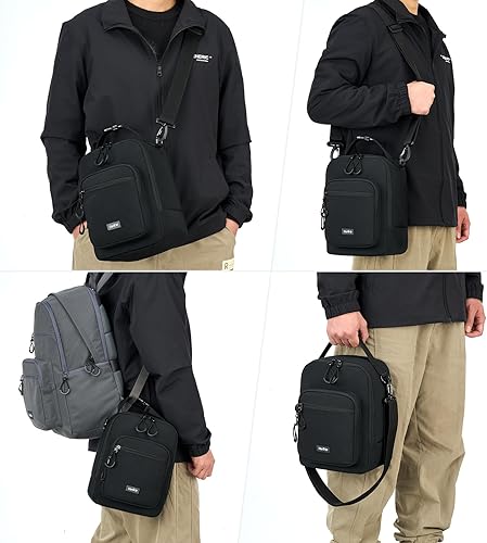 Miniatura 7 de Lonchera aislada con correa ajustable para el hombro, lonchera para mujeres y hombres, lonchera portátil reutilizable para oficina, trabajo, picnic